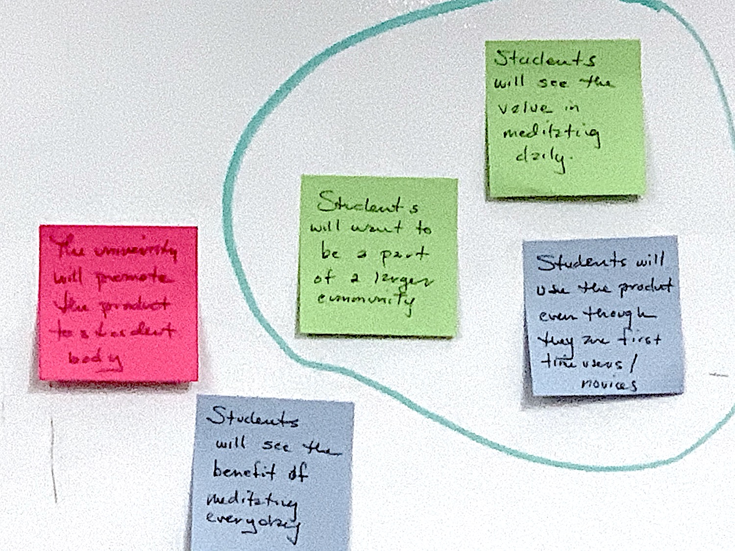 risky assumption matrix
