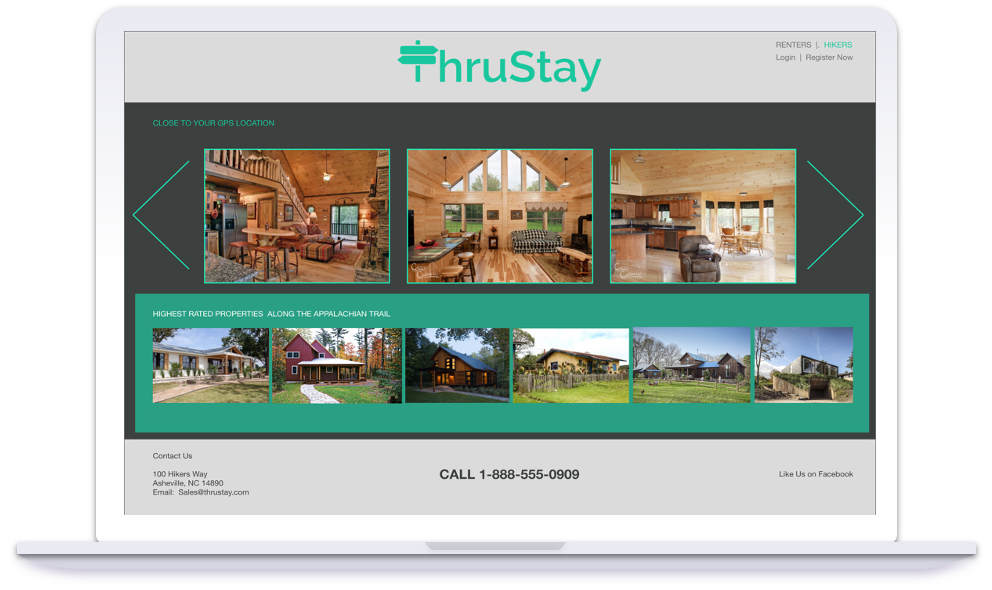 ThruStay Homepage